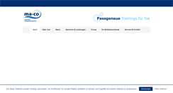 Desktop Screenshot of ma-co.de